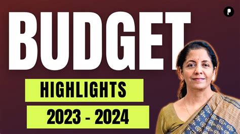 nirmala sitharaman budget highlights